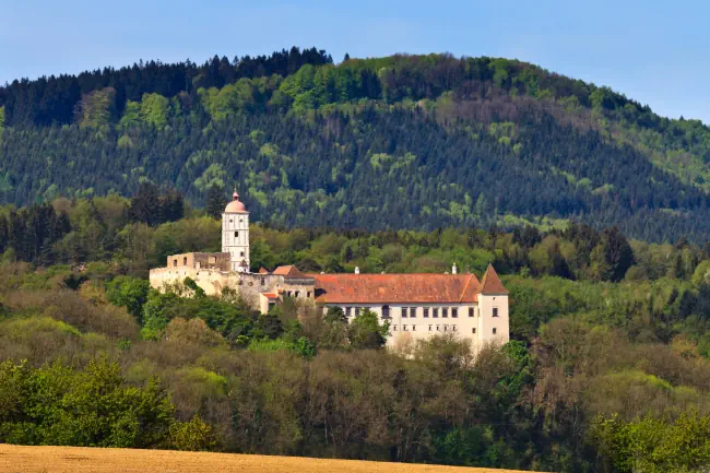 Renaissance Burg Schallaburg in Österreich.