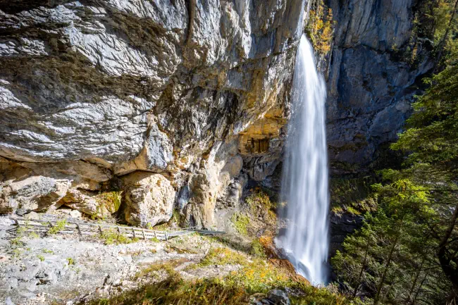 Wasserfall Johanneswasserfall, Bezirk Sankt Johann im Pongau, Provinz Salzburg, Österreich
